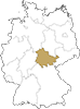 Thüringen Karte