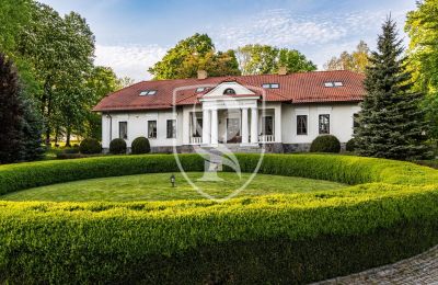 Dwór na sprzedaż Przedbórz, Łódzkie, Widok z przodu
