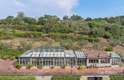 Dom na wsi na sprzedaż Arezzo, Toskania:  RIF 2993 Blick auf Orangerie