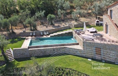 Dom na wsi na sprzedaż Cortona, Toskania:  RIF 2986 Pool und Garten