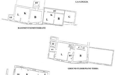 Dom na wsi na sprzedaż Chianciano Terme, Toskania:  RIF 3061 Grundriss HH