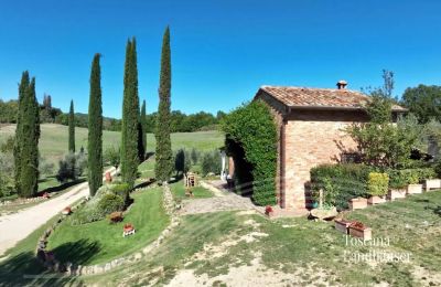 Dom na wsi na sprzedaż Chianciano Terme, Toskania:  RIF 3061 Haus und Zufahrt