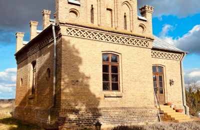 Zabytkowa willa na sprzedaż Chmielniki, Kujawsko-pomorskie, widok z tyłu