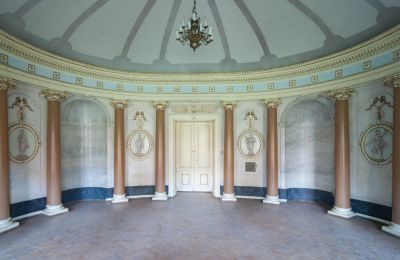 Pałac na sprzedaż Bożków, Palac Wilelma von Magnis 1, Dolnośląskie, Owalna hala