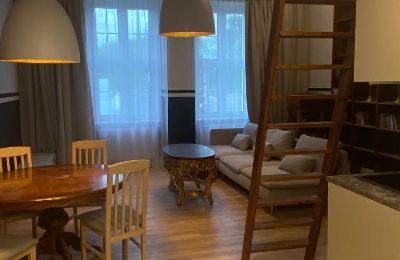 Apartament w zabytku na sprzedaż Lubiechowo, Pałac w Lubiechowie, Zachodniopomorskie, Widok na salon