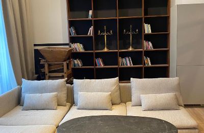 Apartament w zabytku na sprzedaż Lubiechowo, Pałac w Lubiechowie, Zachodniopomorskie, Widok na salon