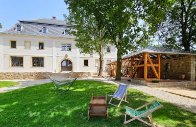 Dwór na sprzedaż Sędzisław, Dwór w Sędzisławiu, Dolnośląskie, Ogród