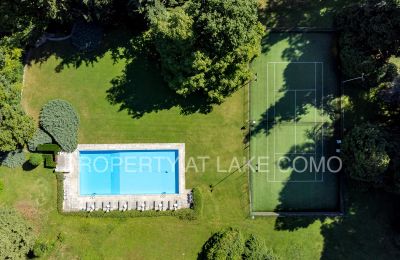 Zabytkowa willa na sprzedaż Griante, Lombardia, Shared Pool and Tennis cours