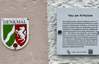 Kamienica na sprzedaż 53945 Blankenheim, Nadrenia Północna-Westfalia, Beschilderung der Denkmäler in Blankenheim