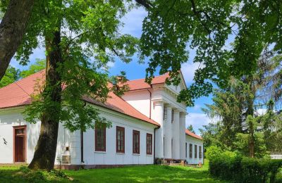 Dwór na sprzedaż Rożnów, Dwór w Rożnowie, Małopolskie, Widok z boku