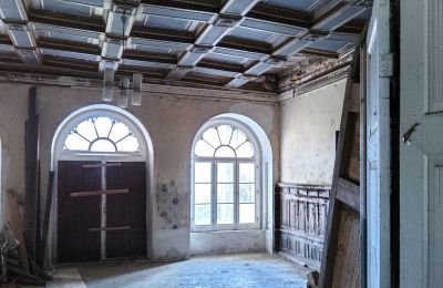 Dwór na sprzedaż Dobrocin, Pałac w Dobrocinie, Warmińsko-mazurskie, Hala wejściowa