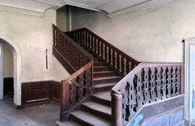 Dwór na sprzedaż Dobrocin, Pałac w Dobrocinie, Warmińsko-mazurskie, Schody