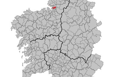Dwór na sprzedaż Pontedeume, Calle Real, Galicja, Mapa