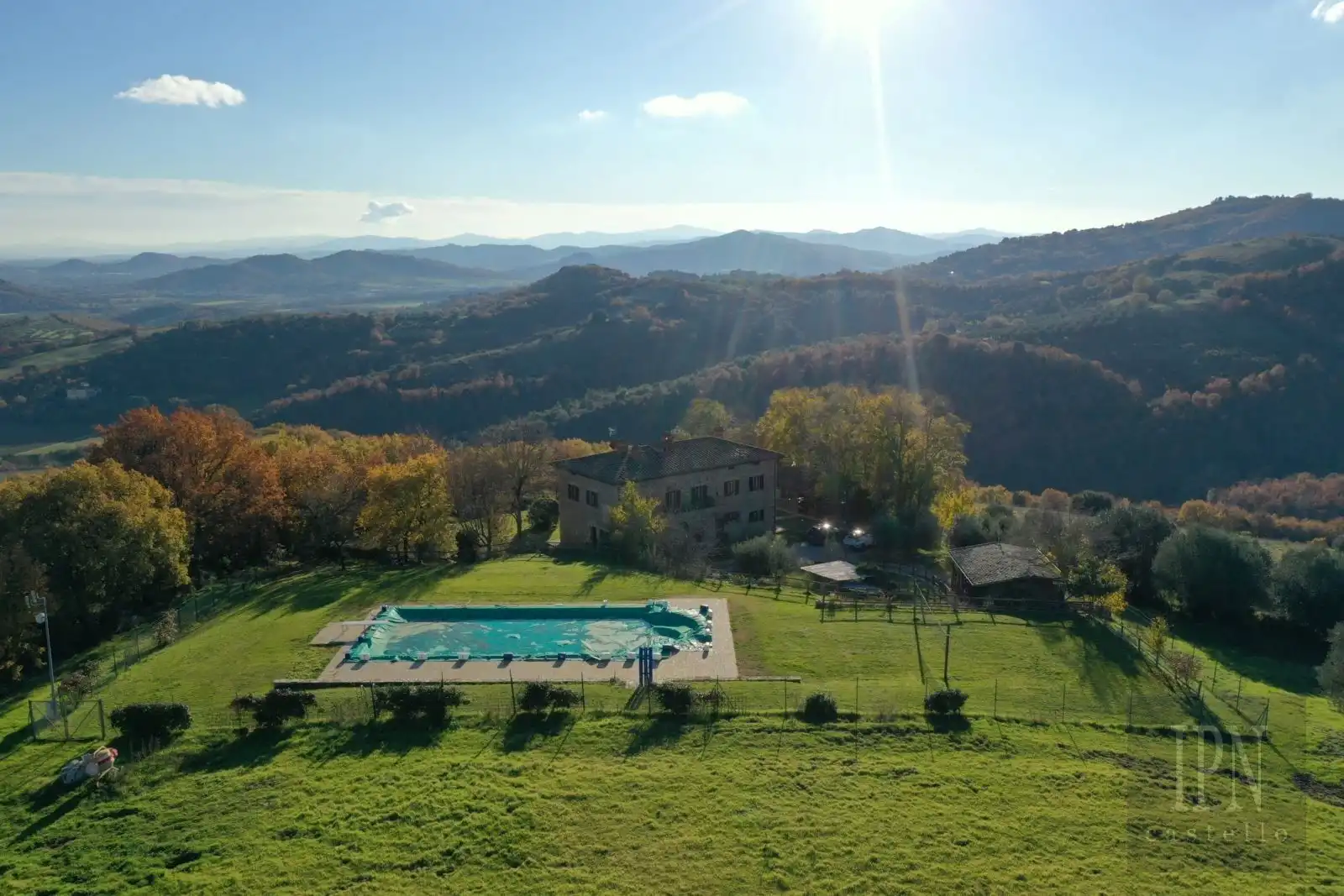 Zdjęcia Wiejski dom w panoramicznej lokalizacji w pobliżu Umbertide