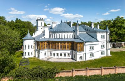 Pałac na sprzedaż Patrykozy, Mazowieckie, Widok z tyłu