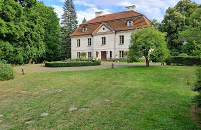 Dwór na sprzedaż Dawidy, Dwór w Dawidach, Warmińsko-mazurskie, Widok z przodu