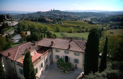 Zabytkowa willa na sprzedaż San Gimignano, Toskania,, Zdjęcie Drona