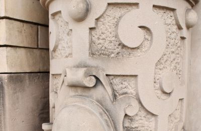 Zabytkowa willa na sprzedaż Neustadt an der Weinstraße, Nadrenia-Palatynat, Blick auf die hintere Terrasse 