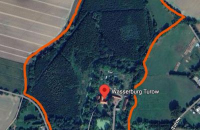 Zamek na sprzedaż 18513 Glewitz, Meklemburgia-Pomorze Przednie, Grundstückseinzeichnung-Quelle: google-maps