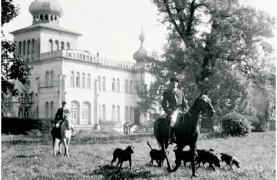Pałac na sprzedaż Osiek, Pałac w Osieku, Małopolskie, Widok historyczny