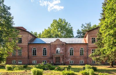 Dwór na sprzedaż Virķēni, Virķēnu muiža, Vidzeme, Widok z przodu