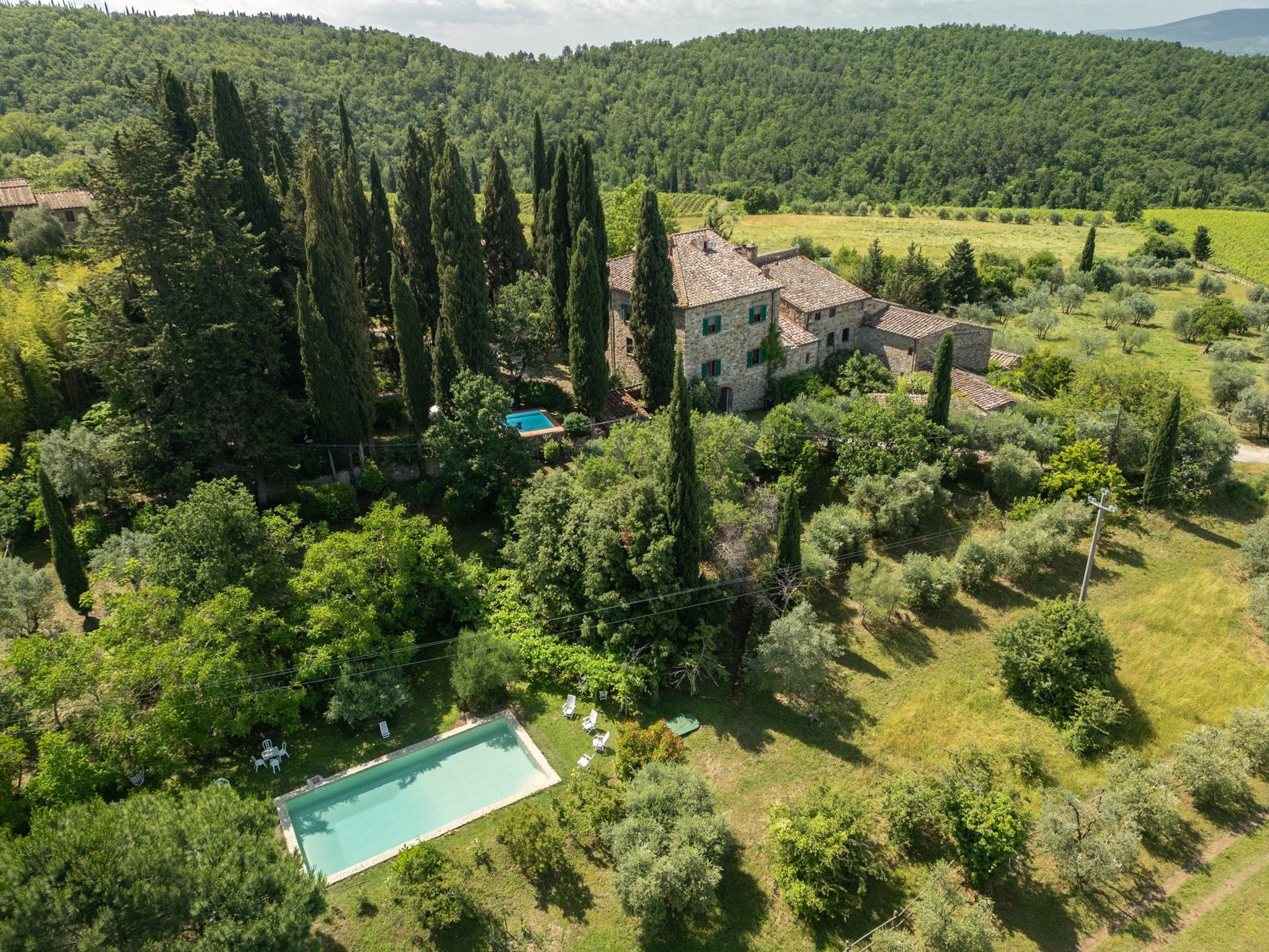 Zdjęcia Wyjątkowa osada z willą i domkami gościnnymi w Castellina in Chianti