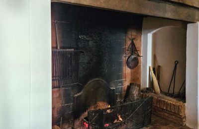 Zabytkowa willa na sprzedaż Montecalvoli, Toskania, Kominek
