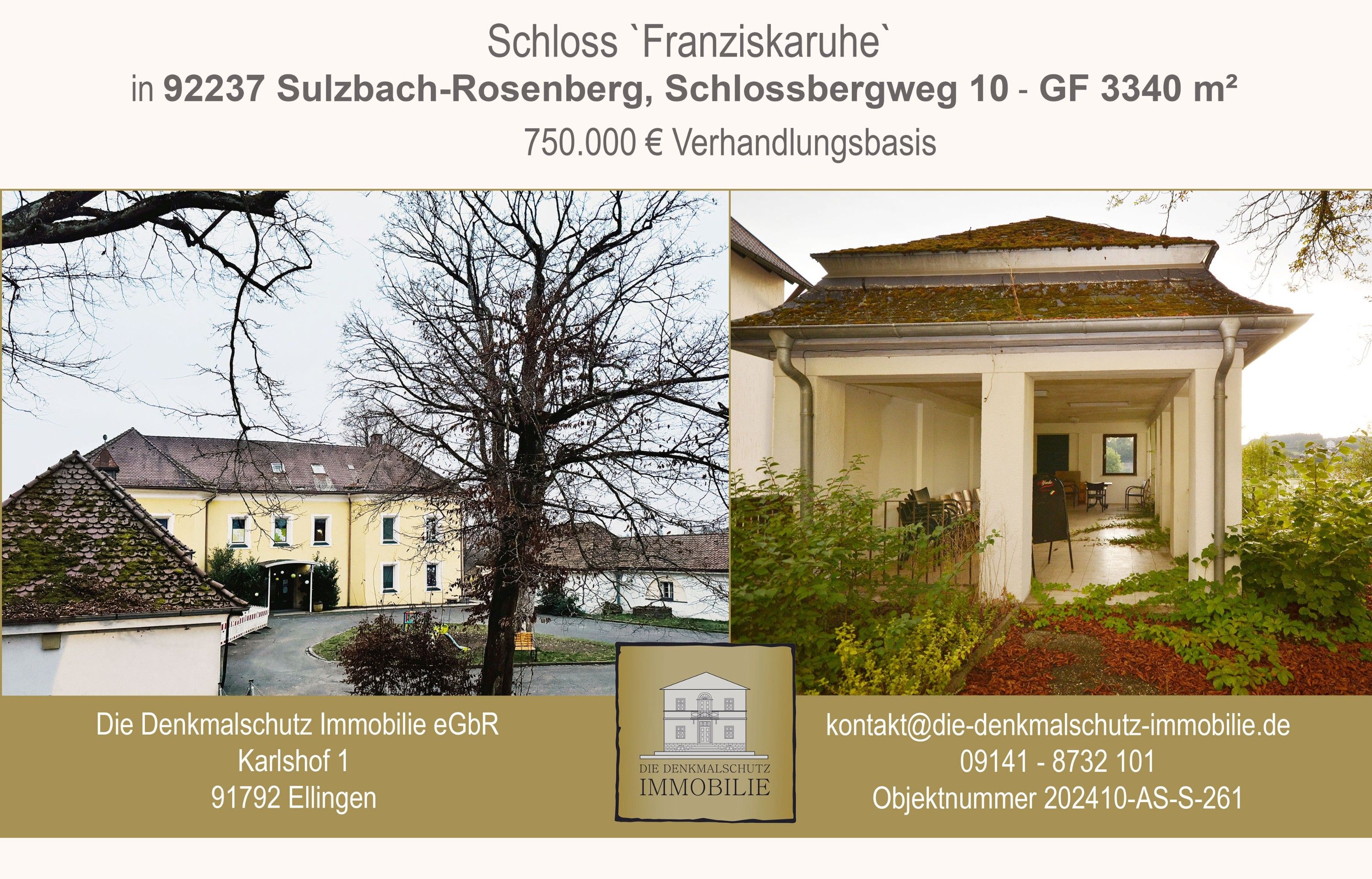 Zdjęcia Dawny pałac zaadaptowany na szkołę w Sulzbach-Rosenberg, Bawaria, Niemcy