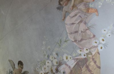Zabytkowa willa na sprzedaż Faido, Ticino, affresco
