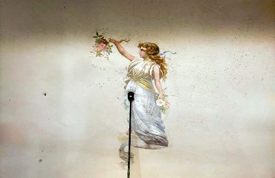 Pałac miejski na sprzedaż Ribera, Roma 37, Sycylia, Affresco su soffitto