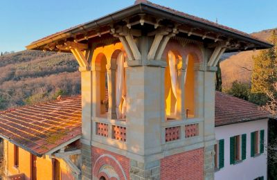 Zabytkowa willa Loro Ciuffenna, Toskania