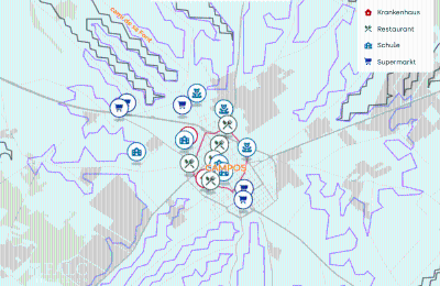 Pałac miejski na sprzedaż Campos, Baleary, Standortkarte