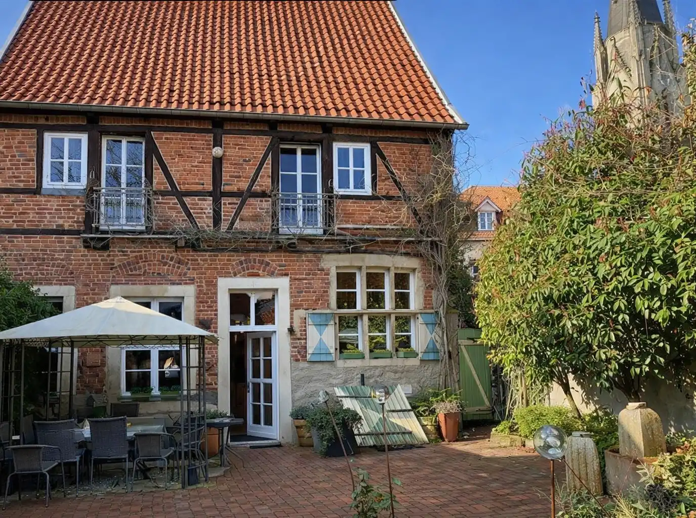 Zdjęcia Zabytkowy dom mieszczański w Billerbeck, Münsterland (na zachód od Münster)