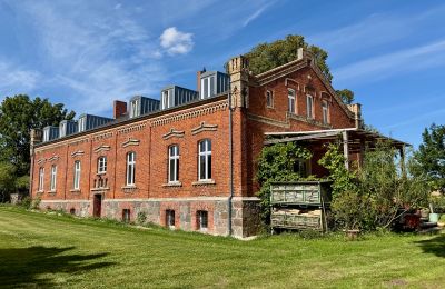 Dwór na sprzedaż Brandenburgia, Gutshaus Rückansicht