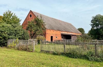 Dwór na sprzedaż Brandenburgia, Stall Rückansicht - Garten