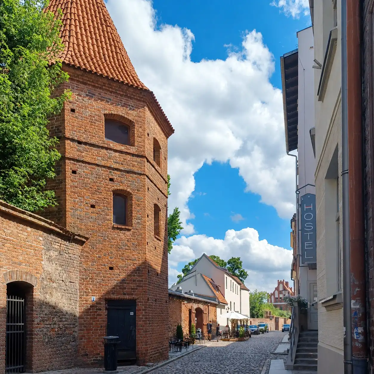 Zdjęcia Historyczna wieża obronna na starym mieście w Toruń