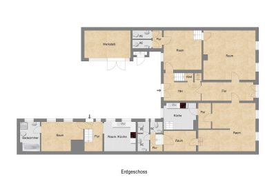 Posiadłość Potsdam, Plan piętra 1