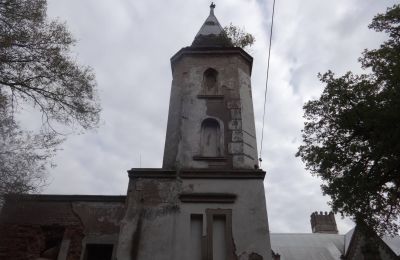 Pałac na sprzedaż Łęg, Wielkopolskie, Budynek z wieżą