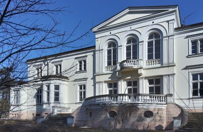 Pałac na sprzedaż Lubstów, Pałac w Lubstowie, Wielkopolskie, Widok z tyłu