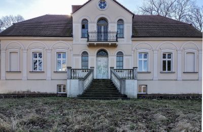 Dwór na sprzedaż Gierłachowo, Dwór w Gierłachowie 18a, Wielkopolskie, Widok z przodu
