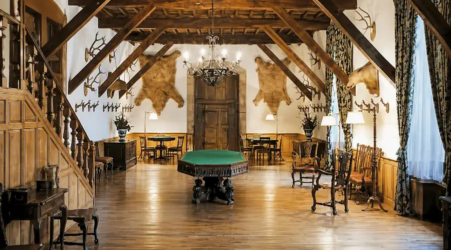 Wnętrze galicyjskiego dworu: Pazo