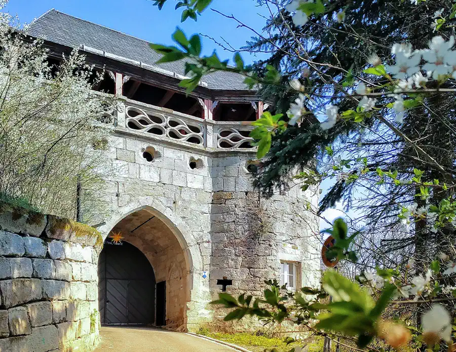 Zamek Theisenort we Frankonii Górnej, portal wejściowy