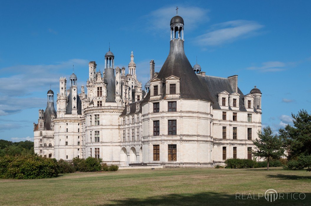 Schloss Chambord: Ansicht von Nordwest, Chambord