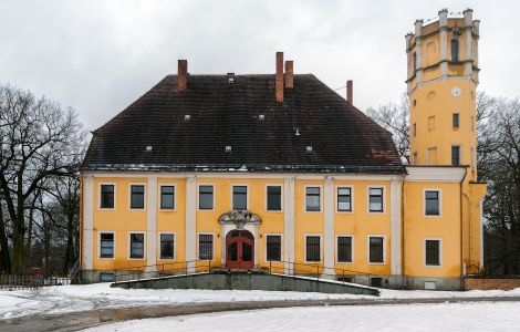 Hähnichen, Schloss Spree - Pałace w powiecie Zgorzelca: Spree-Hähnichen