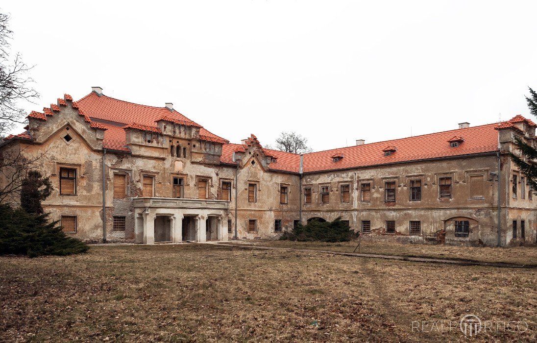 Neogotycki pałac niedaleko Karlowych Warów, Verušičky