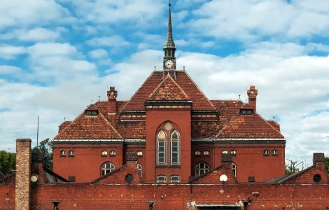 Żary, Parkowa - Żary: Dawny "Preußische Höhere Fachschule für Textilindustrie"