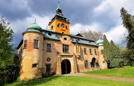 Zamki pałace dwory Czechy