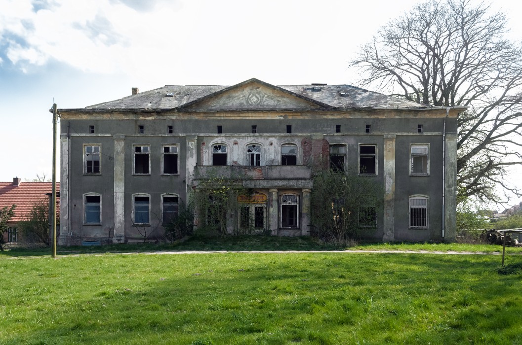 Verschwundenes Gutshaus in Liessow bei Schwerin, Liessow