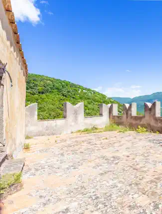 Zamek w Vacone (Lacjum) z panoramicznym widokiem, 60 km od Rzymu