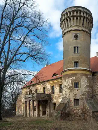 Pałac w Osetnie - Koncepcja hotelowa z planem projektu, Osetno, Dolnośląskie